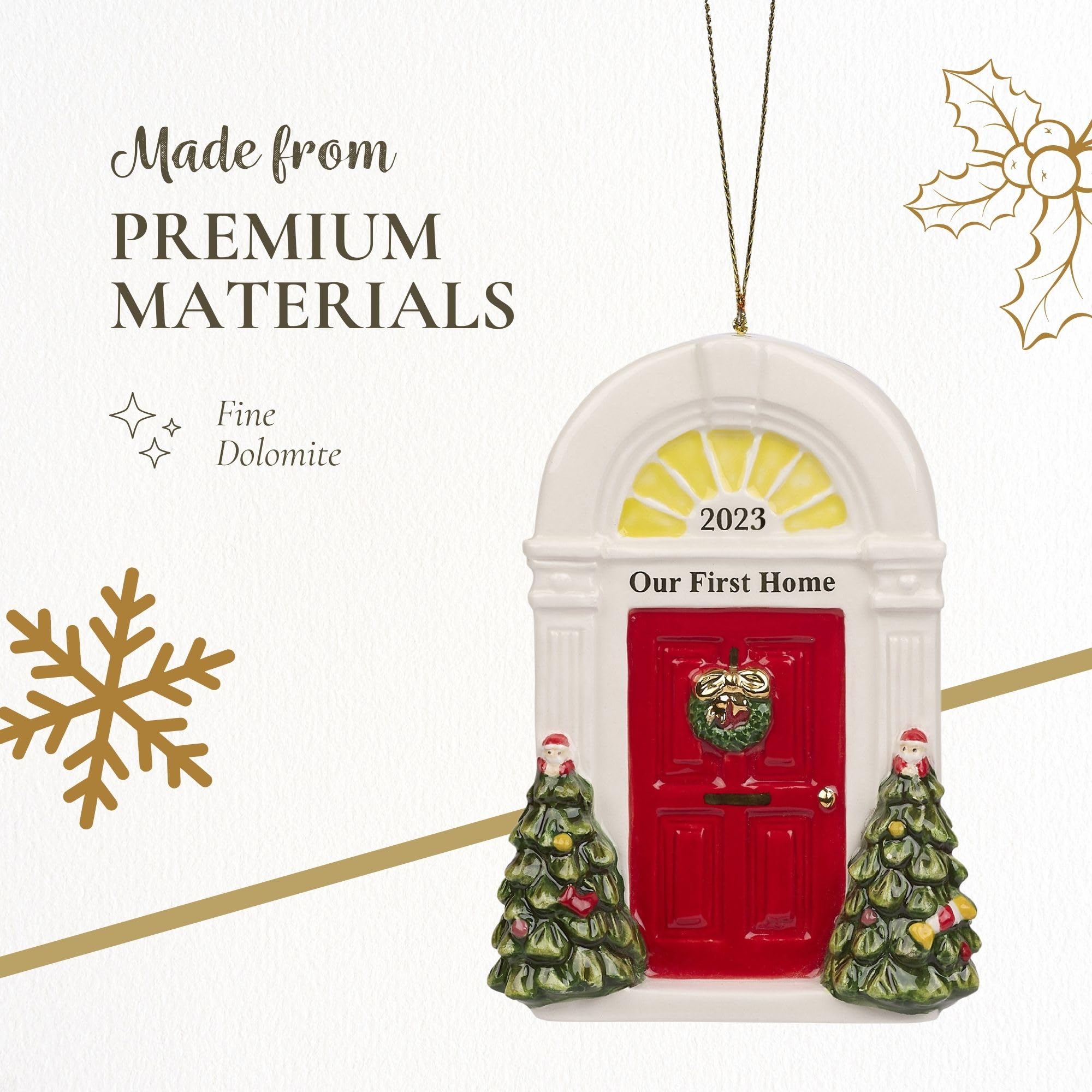 Amazon.co.jp: Spode クリスマスツリー 新しいホームドアオーナメント